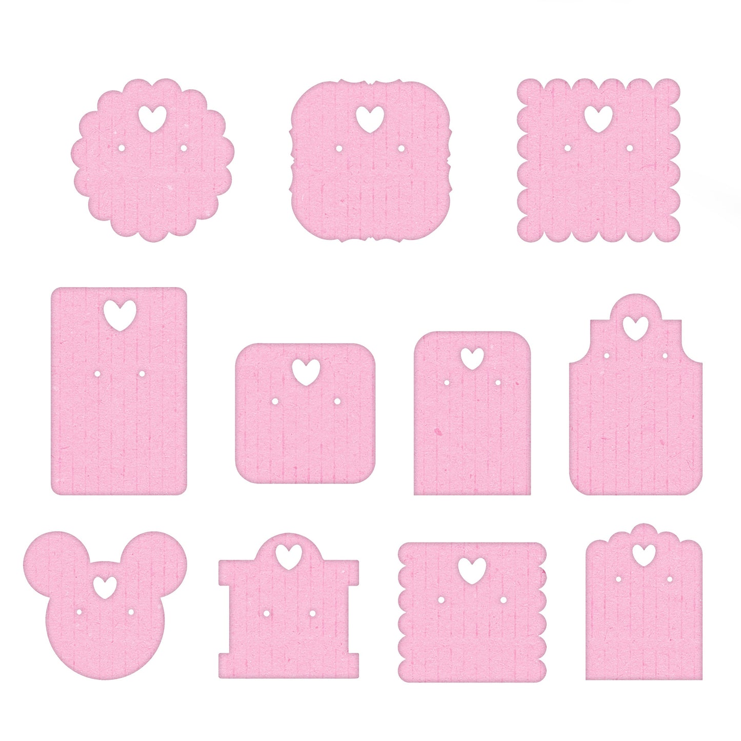 Earring Display Card Template |Jewelry Packaging Card Svg