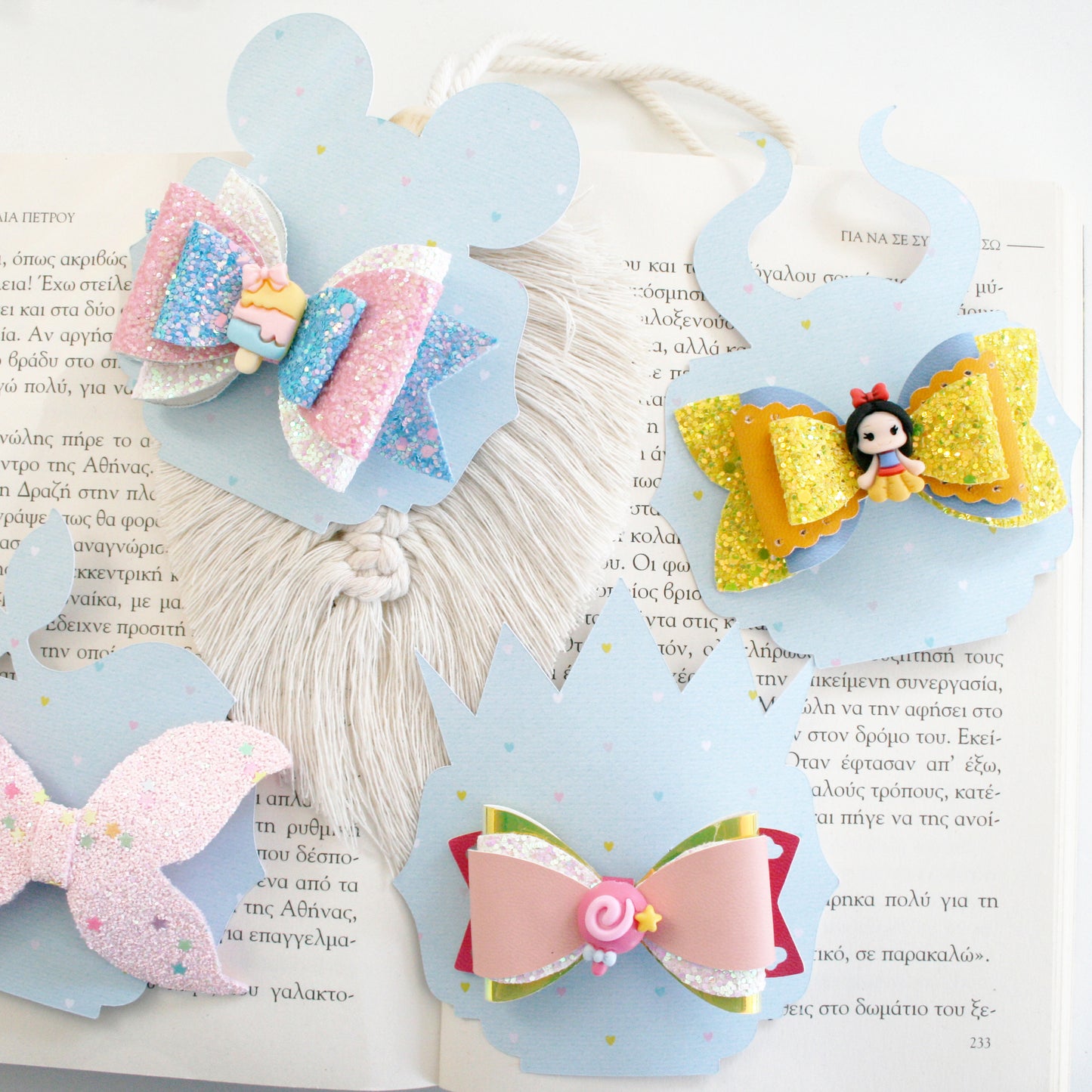 Display Card Template for Hair Bow | Bow Display Card Template | Packaging Card Svg