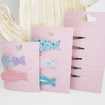 Barrettes Display Card Svg | Hair Packaging Card Template | Small Business Packaging