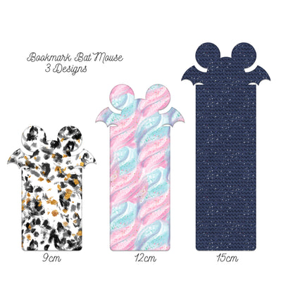 BatMouse Bookmark,Blank Bookmark template, Cute Bookmark,Reading Accessories,Bookmark Cricut
