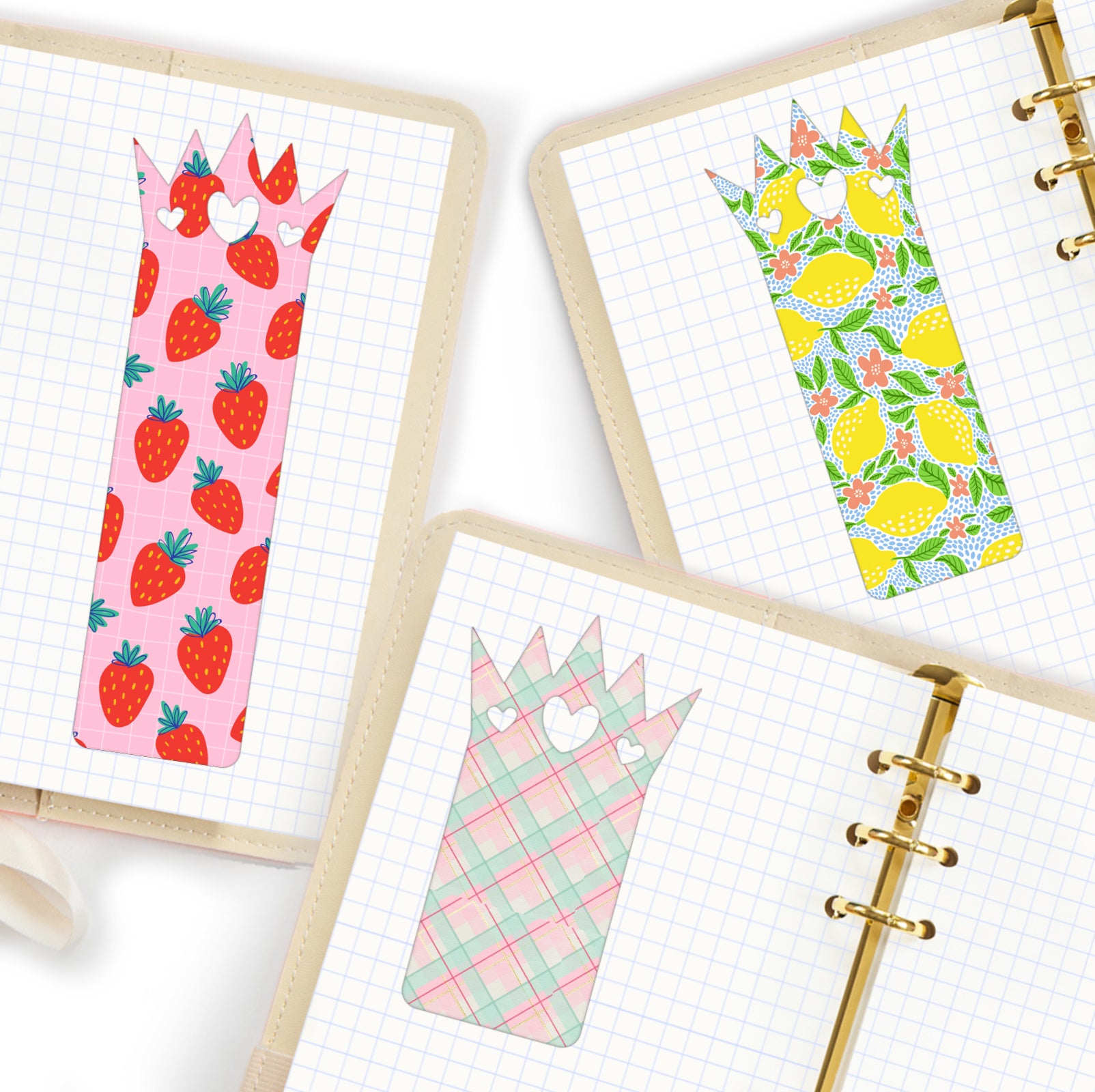 Crown Bookmark Svg for Book Lovers| Diy Bookmark Template| Cute Reading Accessories Svg
