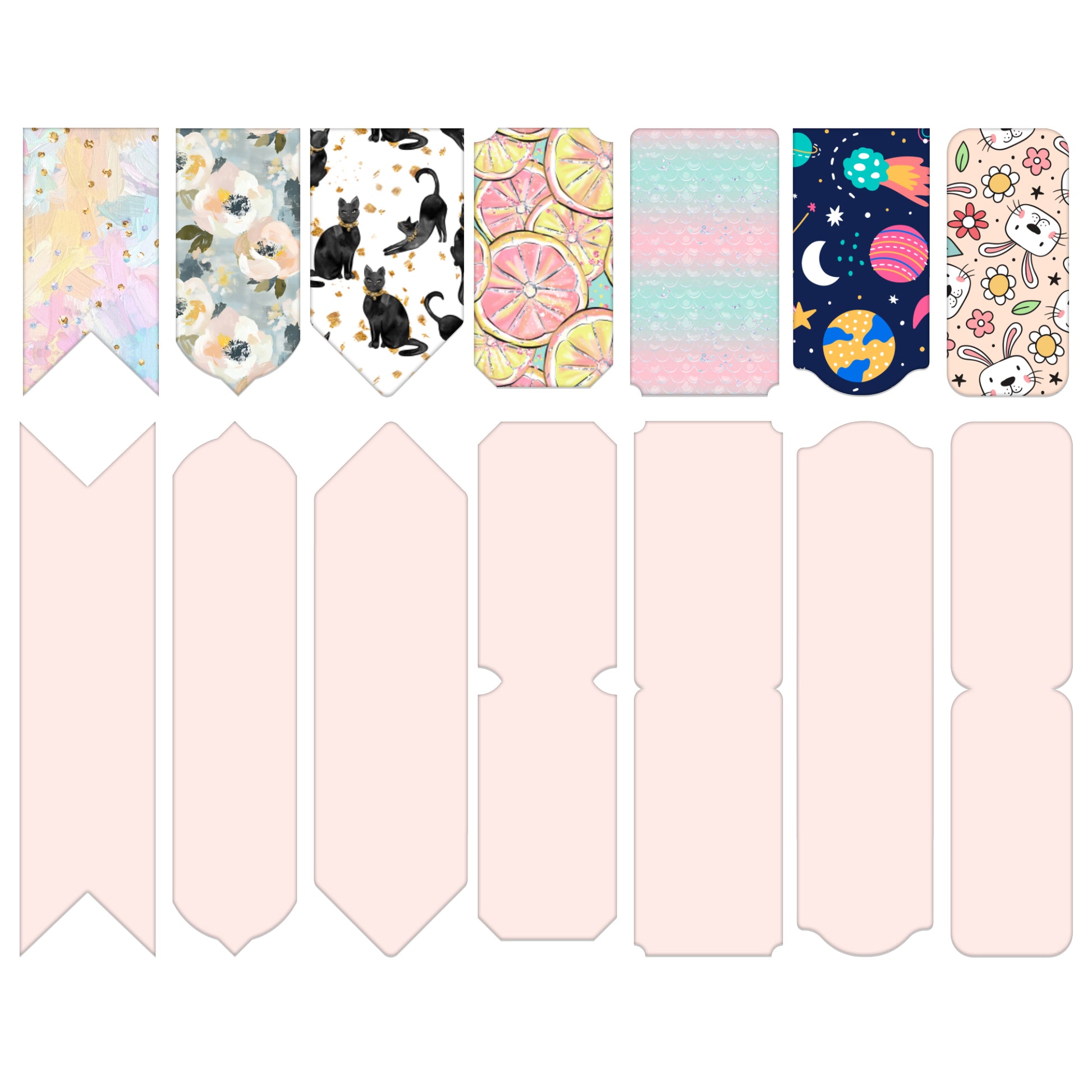 Foldable Bookmark Svg for Book Lovers| Diy Bookmark Template| Cute Reading Accessories Svg