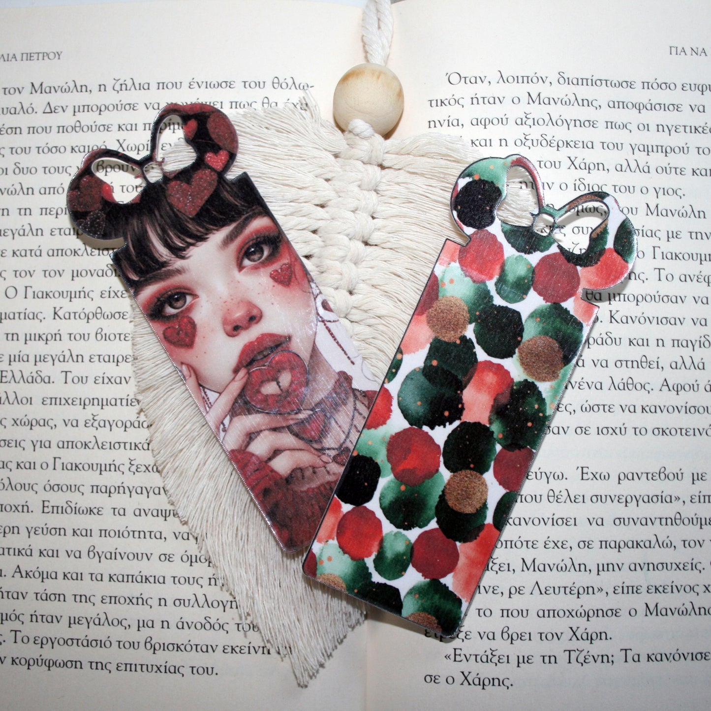 Girl Mouse Bookmark Svg for Book Lovers| Diy Bookmark Template| Cute Reading Accessories Svg