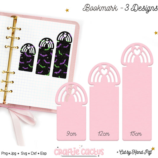 Rainbow Bookmark Svg for Book Lovers| Diy Bookmark Template| Cute Reading Accessories Svg