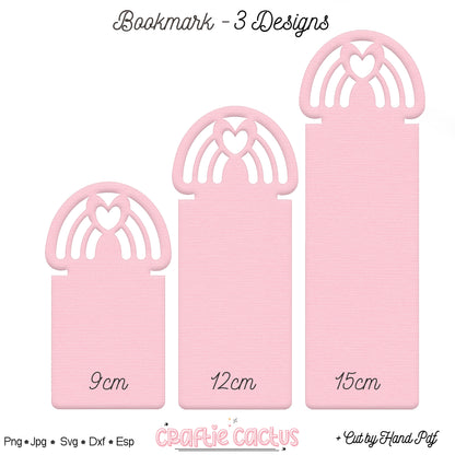 Rainbow Bookmark Svg for Book Lovers| Diy Bookmark Template| Cute Reading Accessories Svg