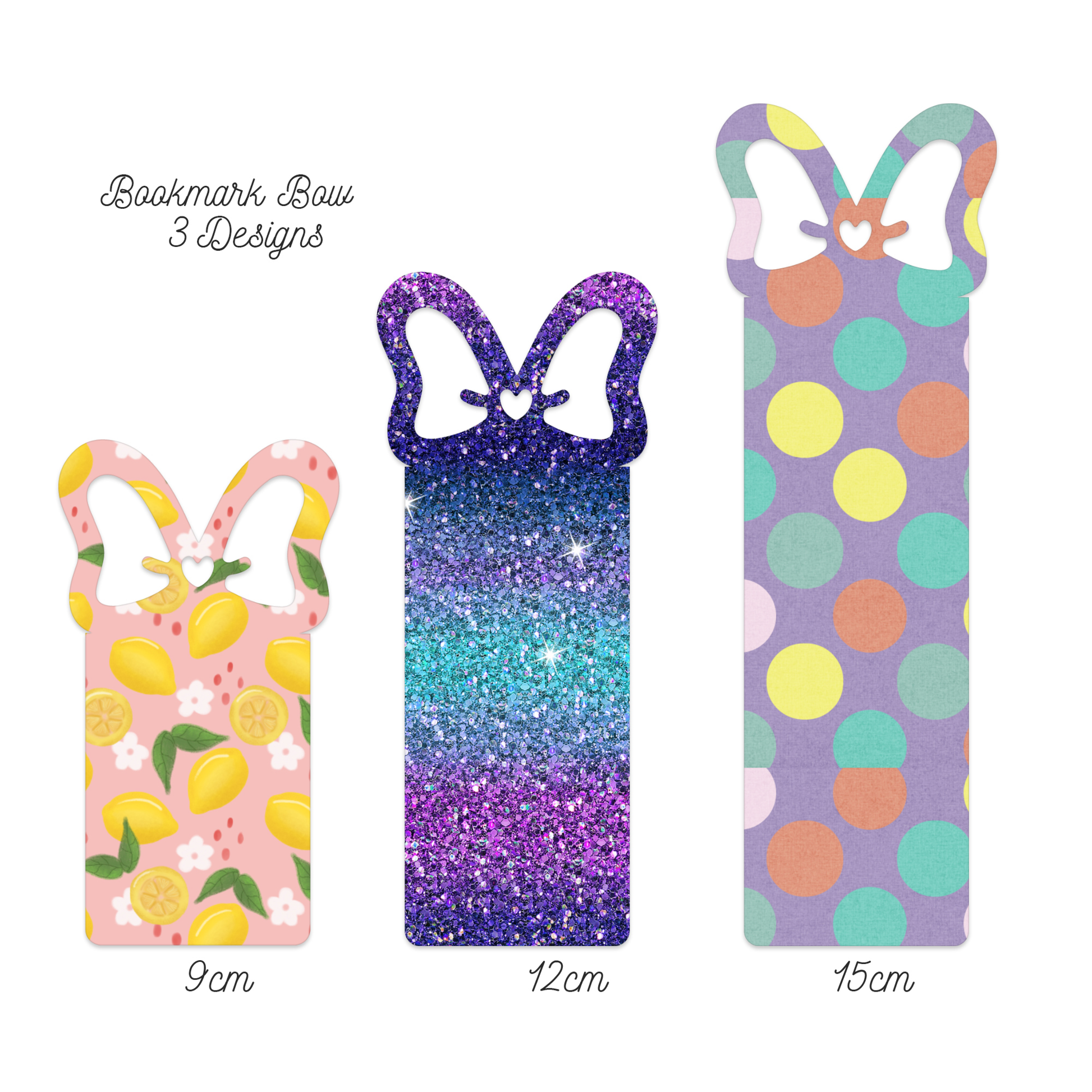Bow Bookmark Svg for Book Lovers| Diy Bookmark Template| Cute Reading Accessories Svg