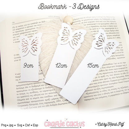 Butterfly Bookmark Svg for Book Lovers| Diy Bookmark Template| Cute Reading Accessories Svg