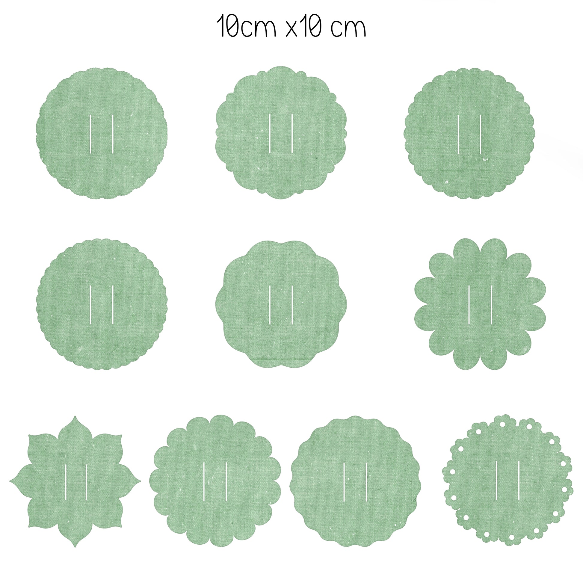 Circle Display Card Template for Bow | Bow Display Card Template | Packaging Card Svg