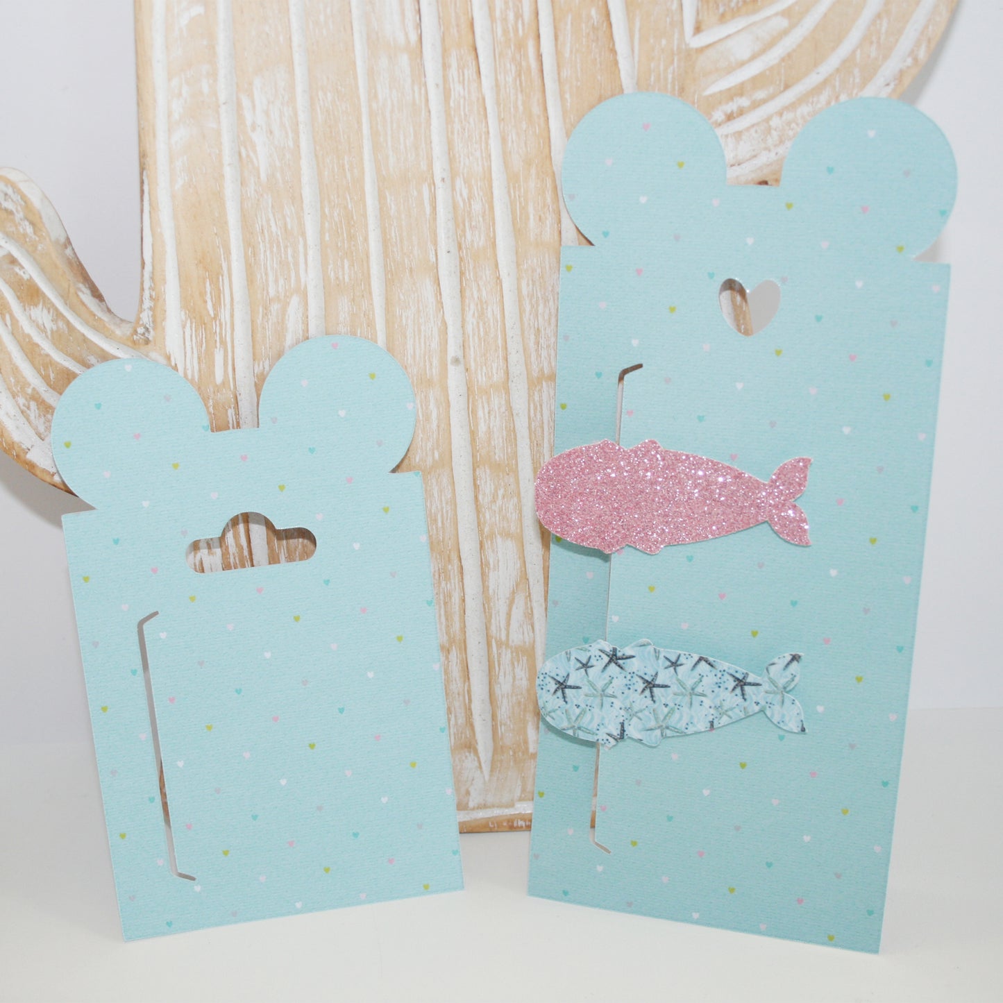 Mouse Barrettes Display Card Svg | Hair Packaging Card Template | Small Business Packaging