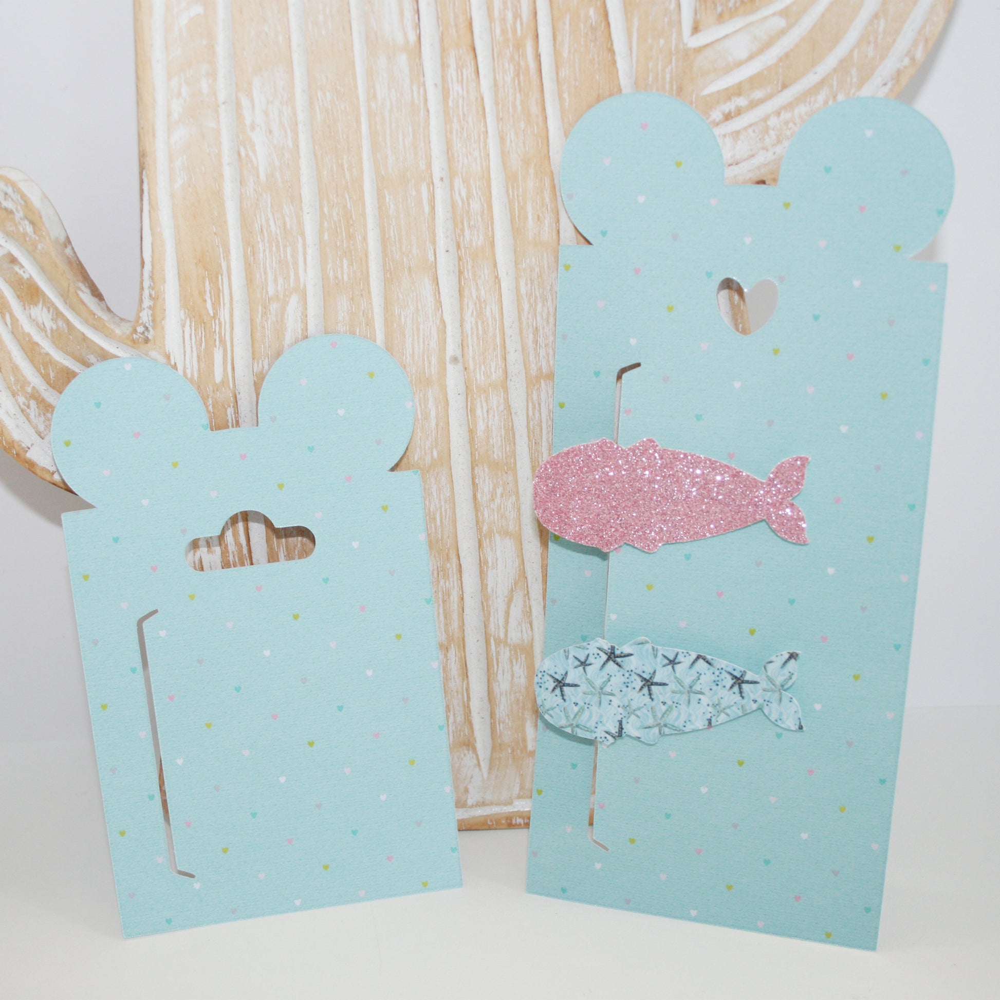 Mouse Barrettes Display Card Svg | Hair Packaging Card Template | Small Business Packaging