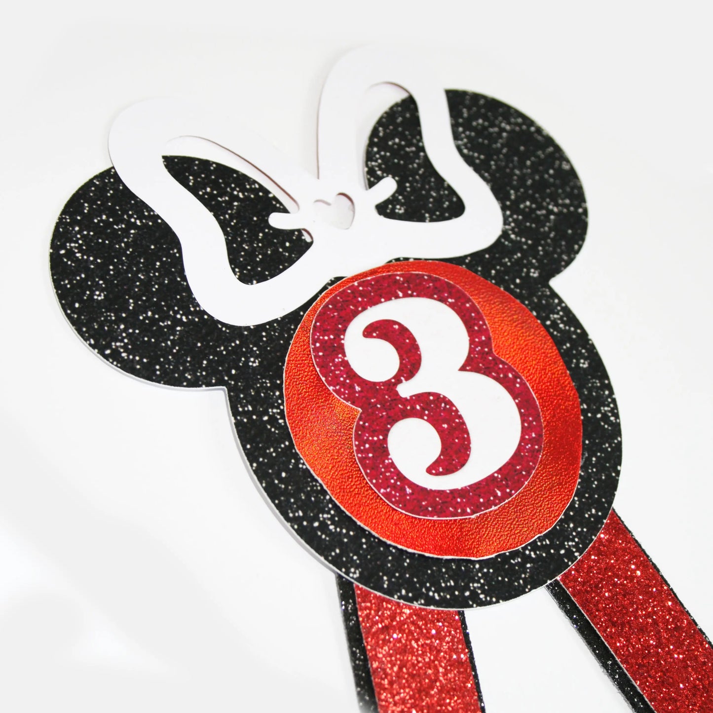 Girly Mouse Badge Rosette for Birthday | DIY Birthday Party Favors | Rosette Badge svg -