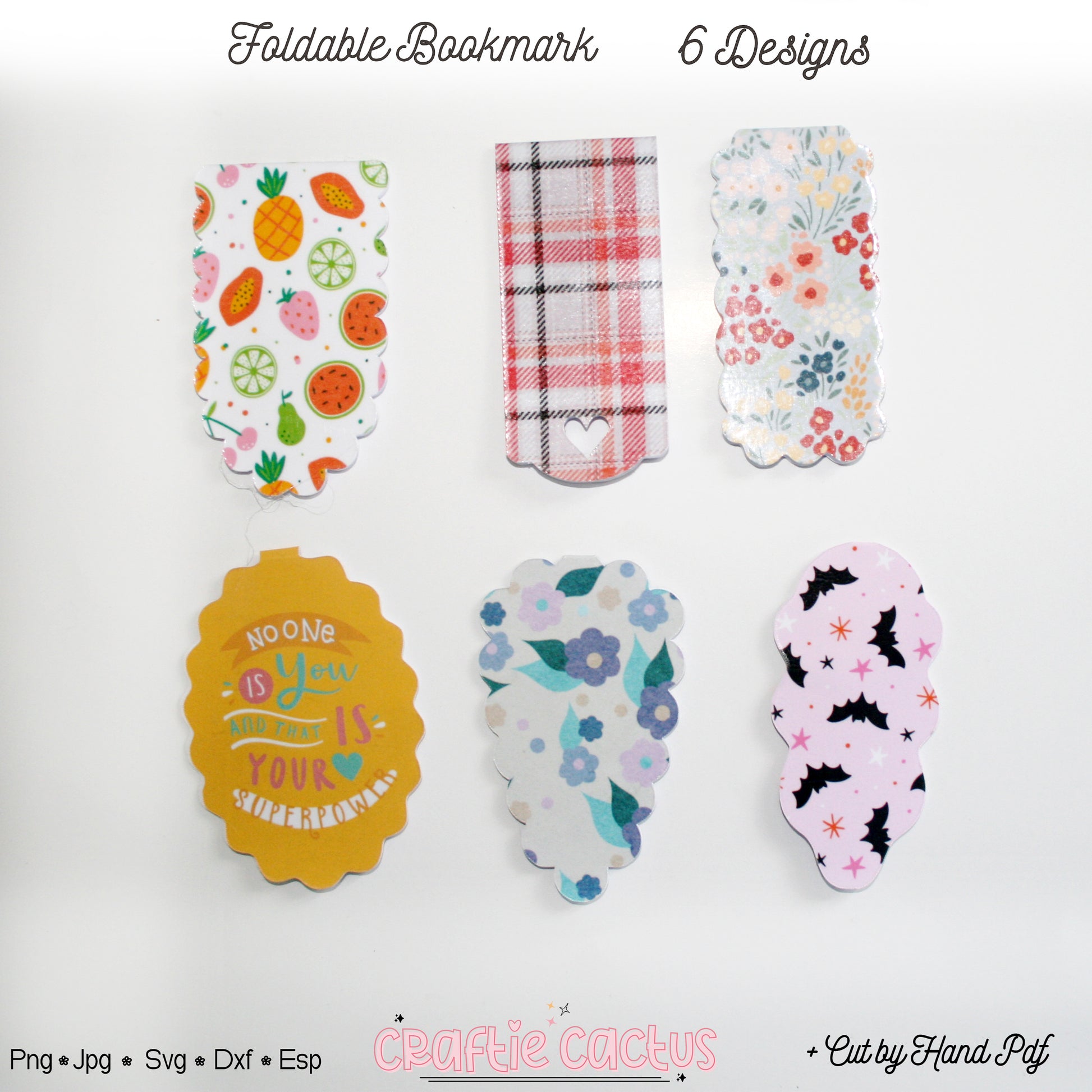 Magnetic Foldable Bookmark Svg for Book Lovers| Diy Bookmark Template| Cute Reading Accessories Svg