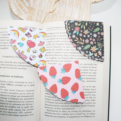 Corner Bookmark Svg Template for Book Lovers | Cute Reading Accessories | Bookmark Cut Files | Gifts for book lovers