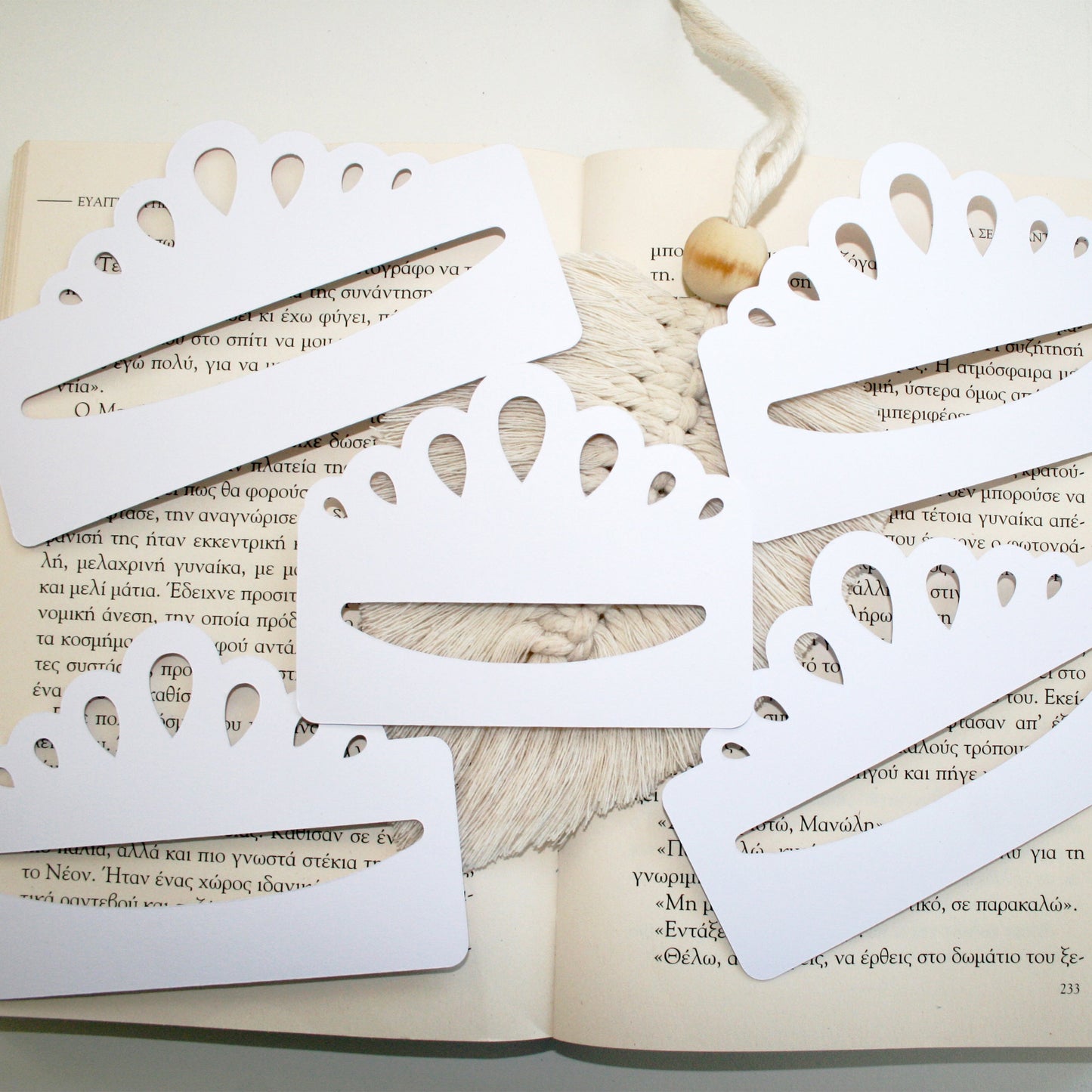 Tiara Hair Claw Display Card Template |Hair Claw Packaging Card Svg