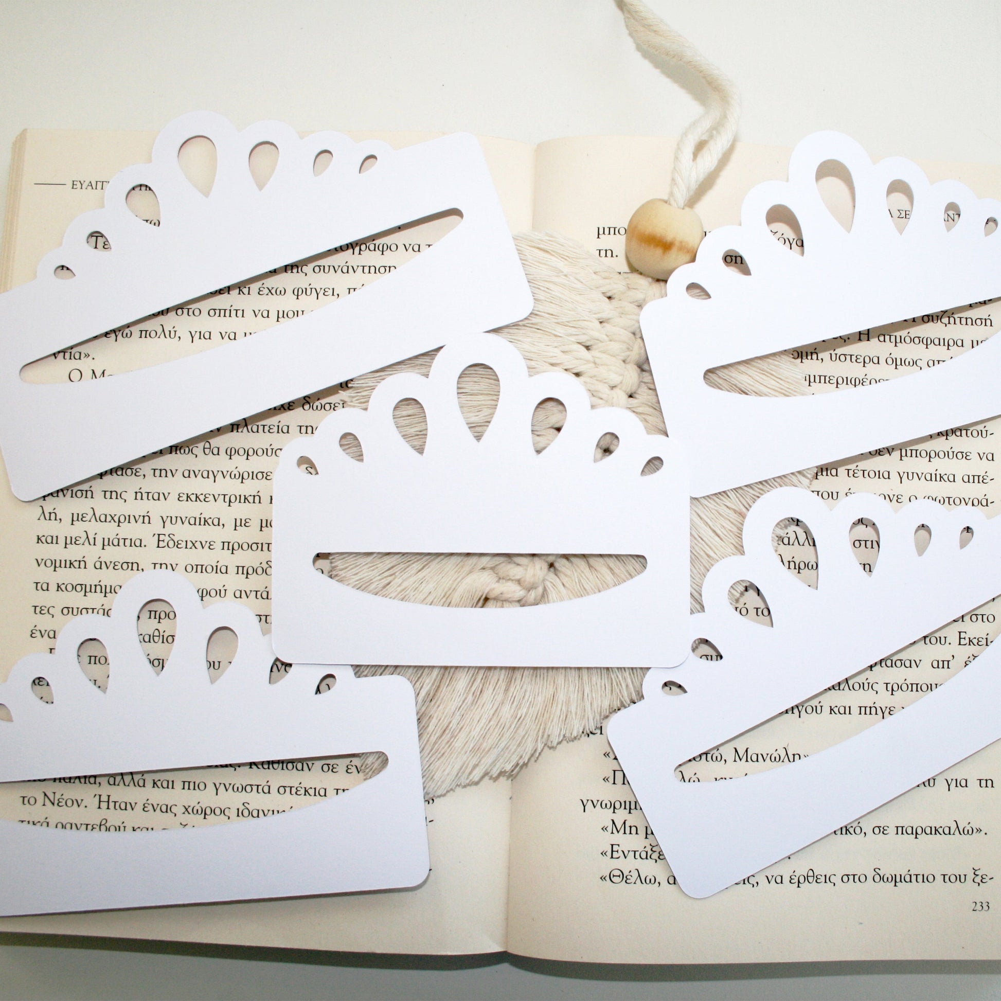 Tiara Hair Claw Display Card Template |Hair Claw Packaging Card Svg
