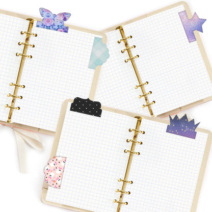 Double Fold Over Tab Template - Stationary Journal Tabs n.4 Craftie Cactus