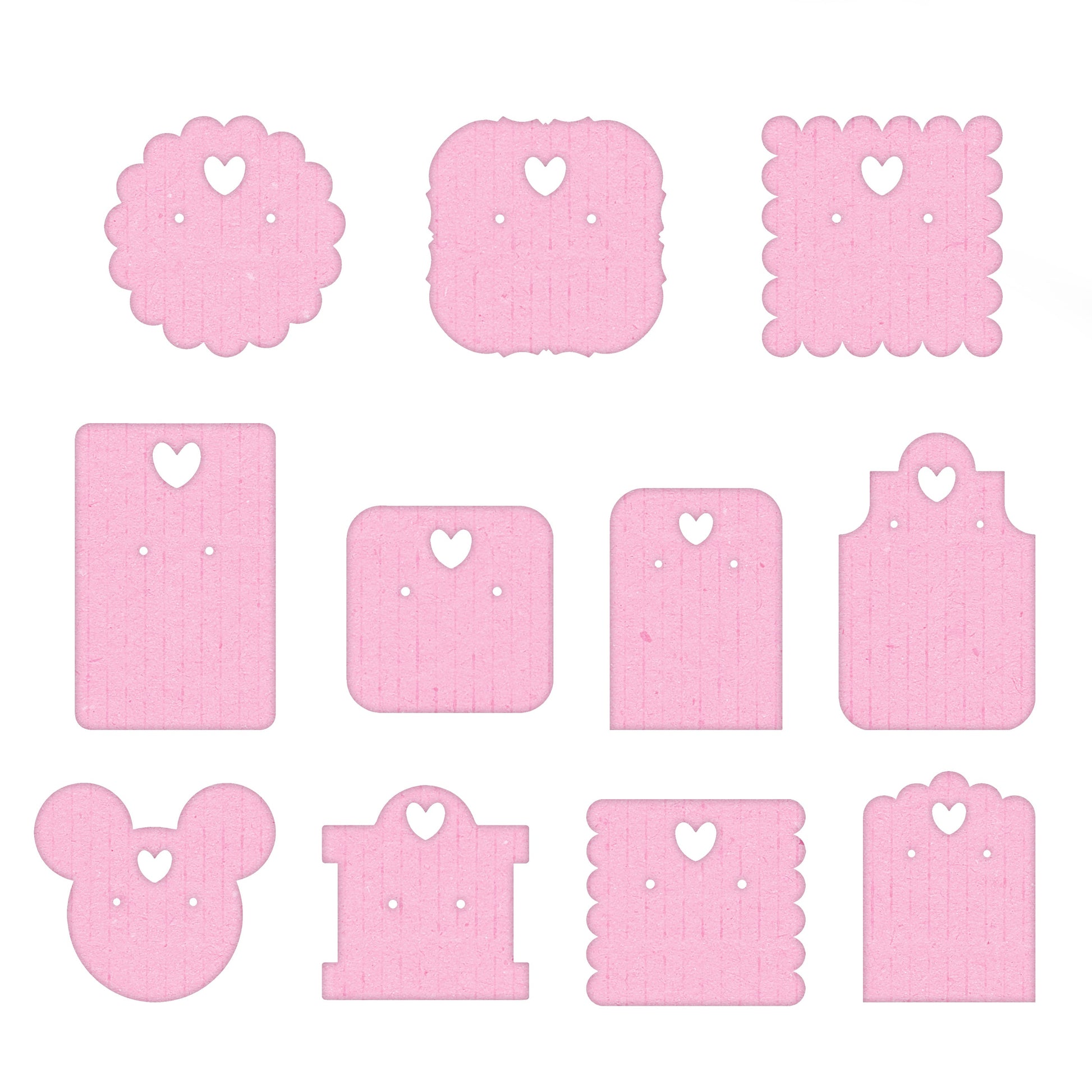 Earring Display Card Template |Jewelry Packaging Card Svg