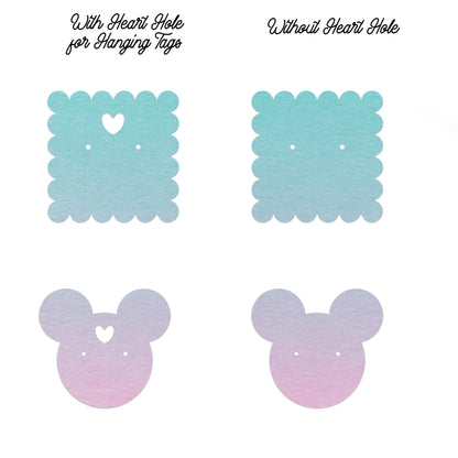 Earring Display Card Template |Jewelry Packaging Card Svg
