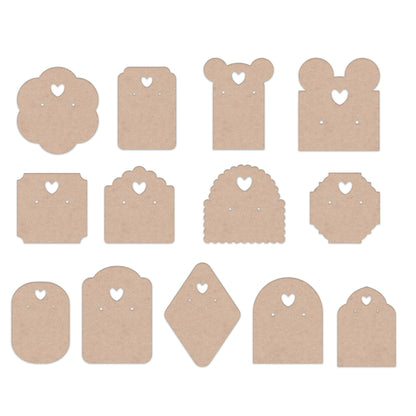 Earring Display Card Template |Jewelry Packaging Card Svg
