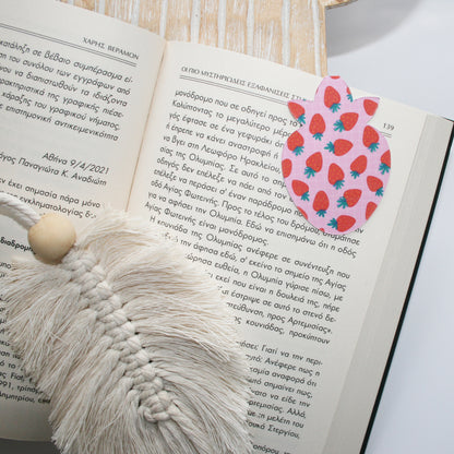 Owl,Strawberry,Home,Foldable Bookmark Svg for Book Lovers| Diy Bookmark Template| Cute Reading Accessories Svg