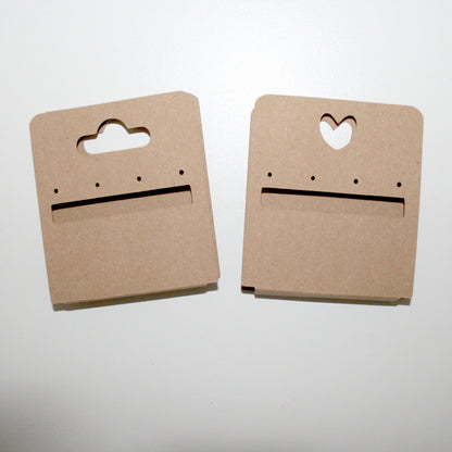 Foldable Earring Display Card Template |Jewelry Packaging Card Svg