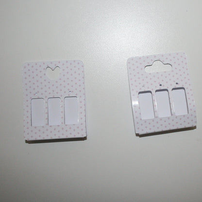 Foldable Earring Display Card Template |Jewelry Packaging Card Svg