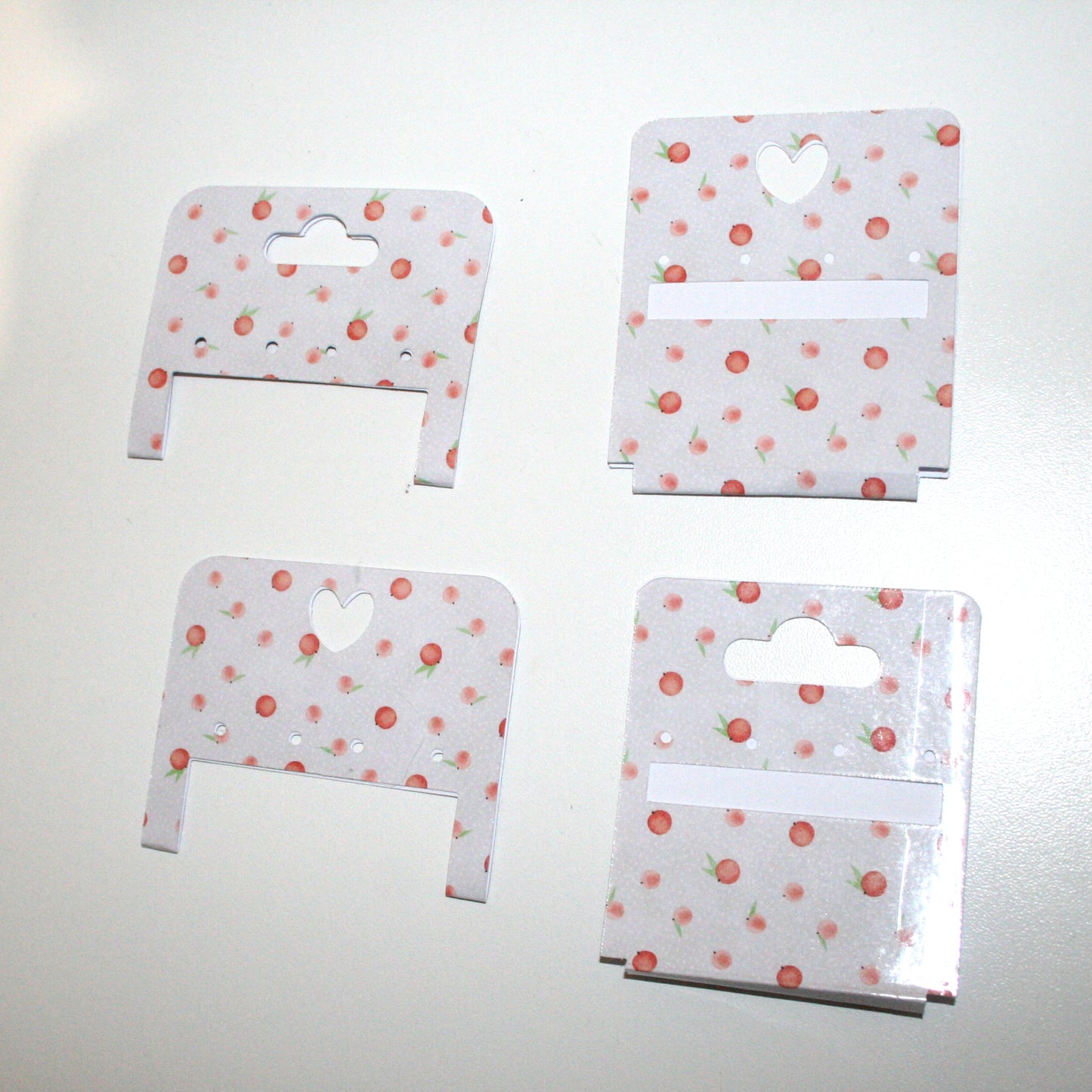 Foldable Earring Display Card Template |Jewelry Packaging Card Svg