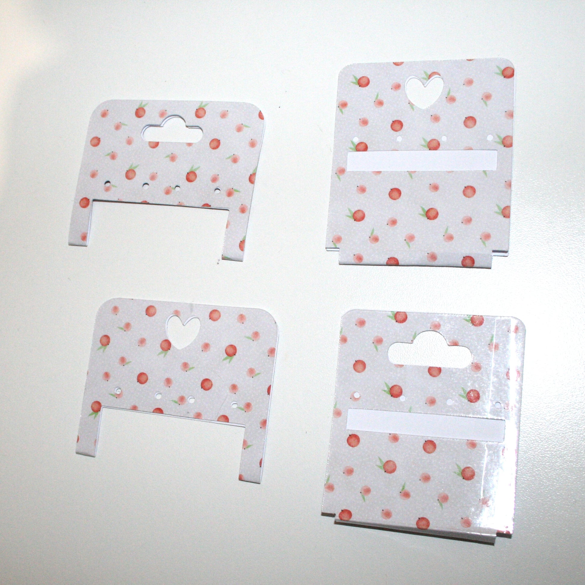 Foldable Earring Display Card Template |Jewelry Packaging Card Svg
