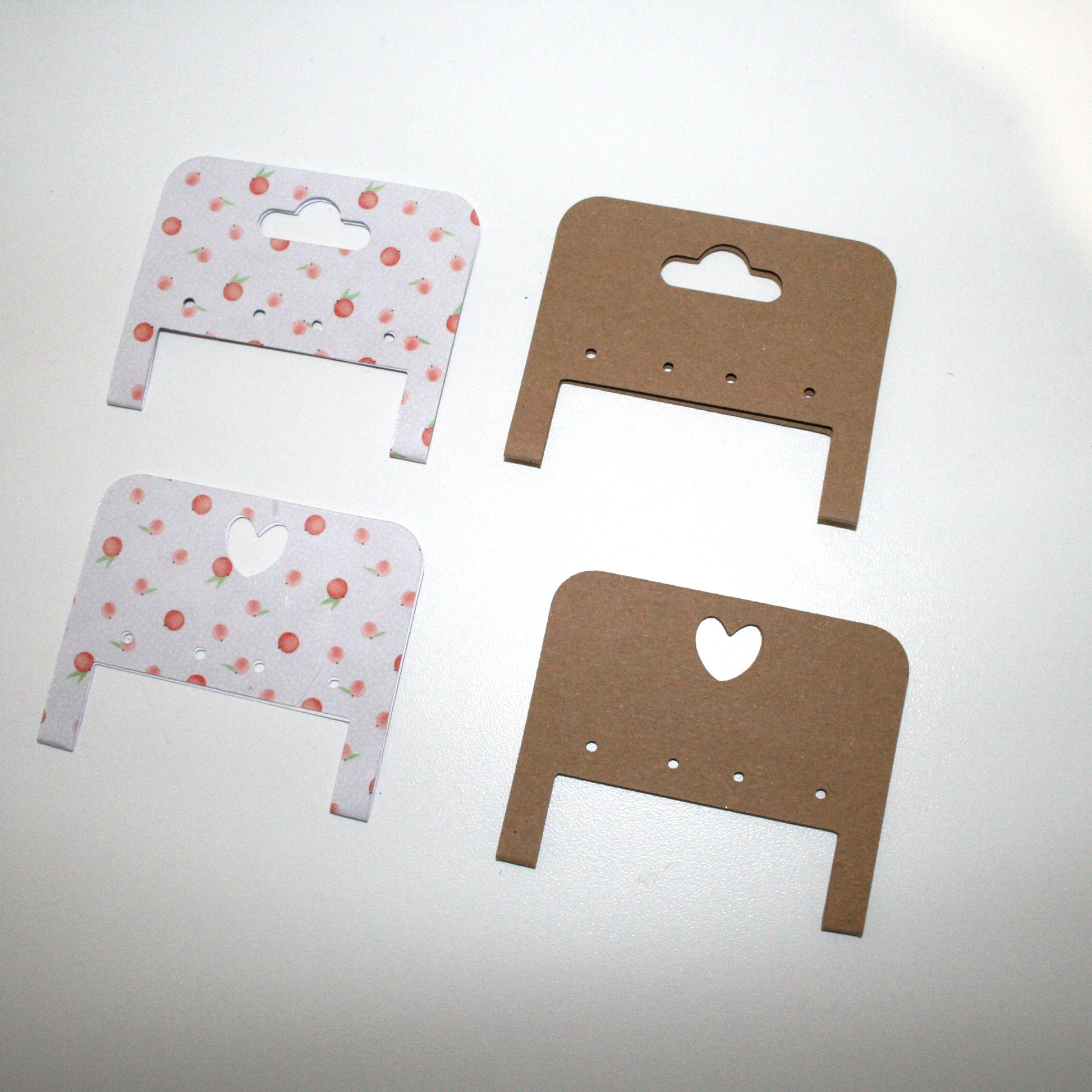 Foldable Earring Display Card Template |Jewelry Packaging Card Svg