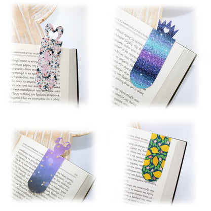 Foldable Oval Bookmark Svg for Book Lovers| Diy Bookmark Template| Cute Reading Accessories Svg