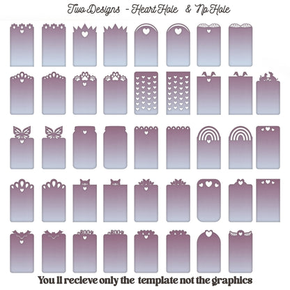 Gift Tag Template - Tags & Label Cut Files n.2 Craftie Cactus