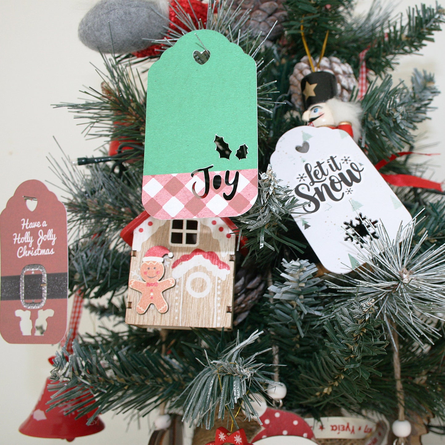 Christmas Gift Tag Template - Tags & Label Cut Files Craftie Cactus