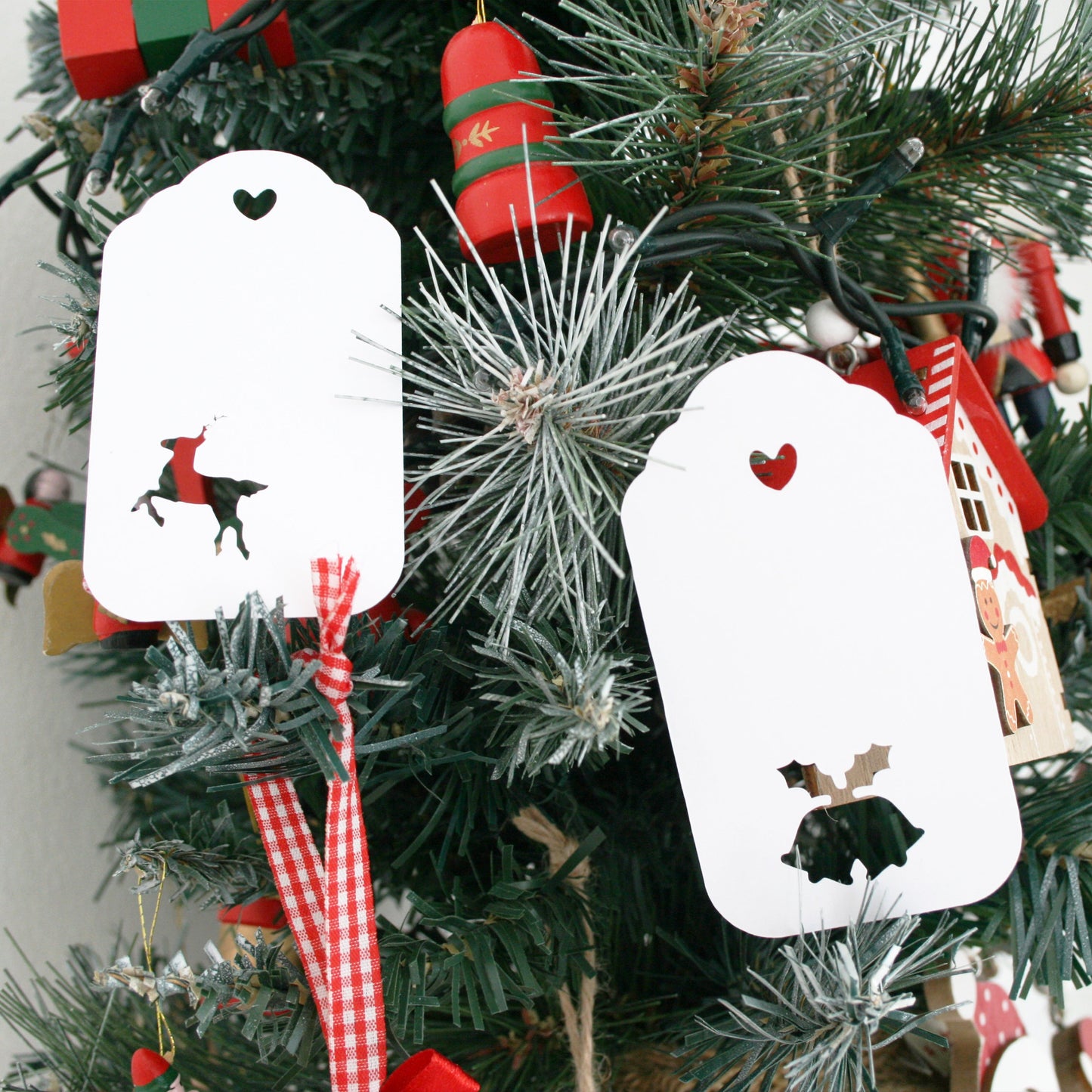 Christmas Gift Tag Template - Tags & Label Cut Files Craftie Cactus