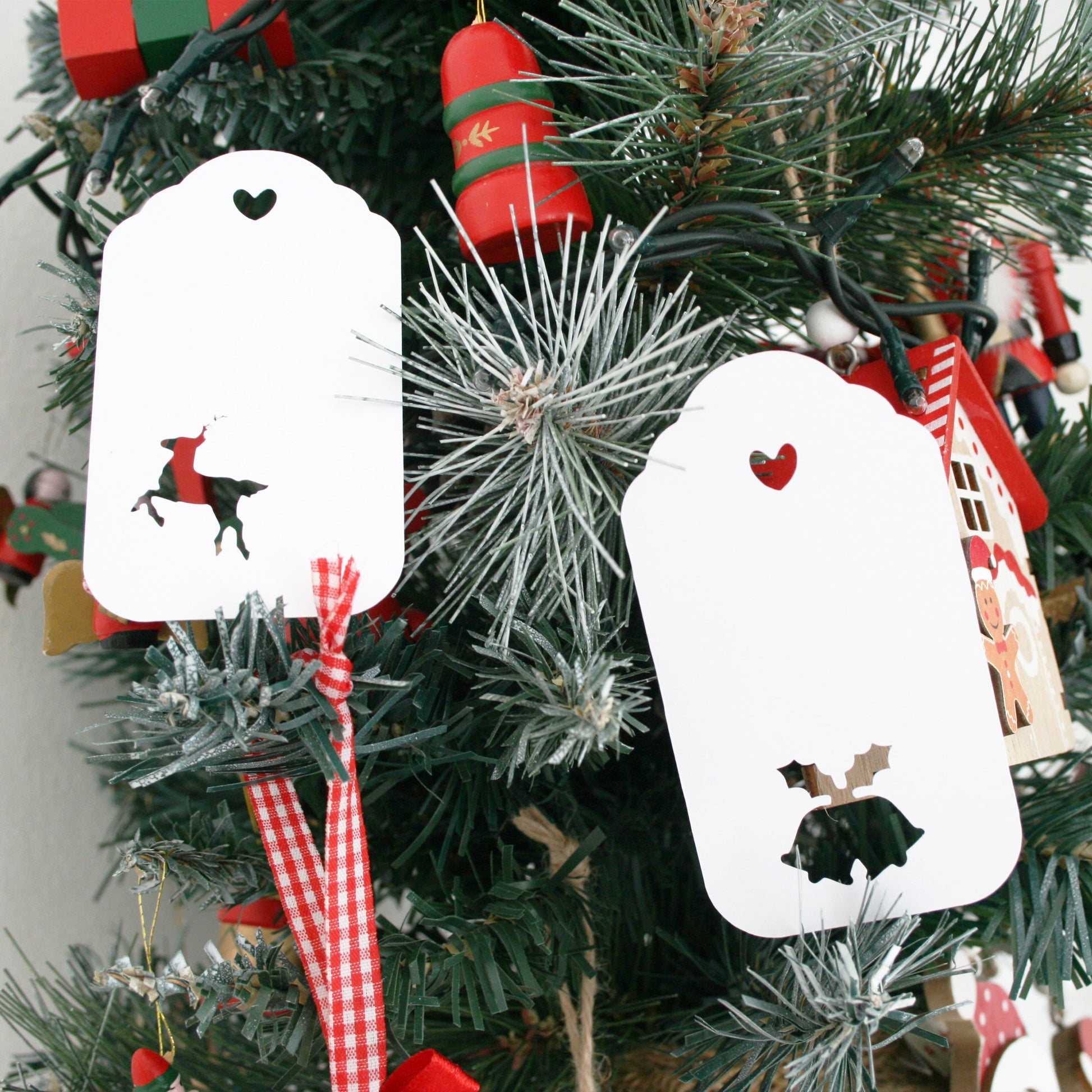 Christmas Gift Tag Template - Tags & Label Cut Files Craftie Cactus