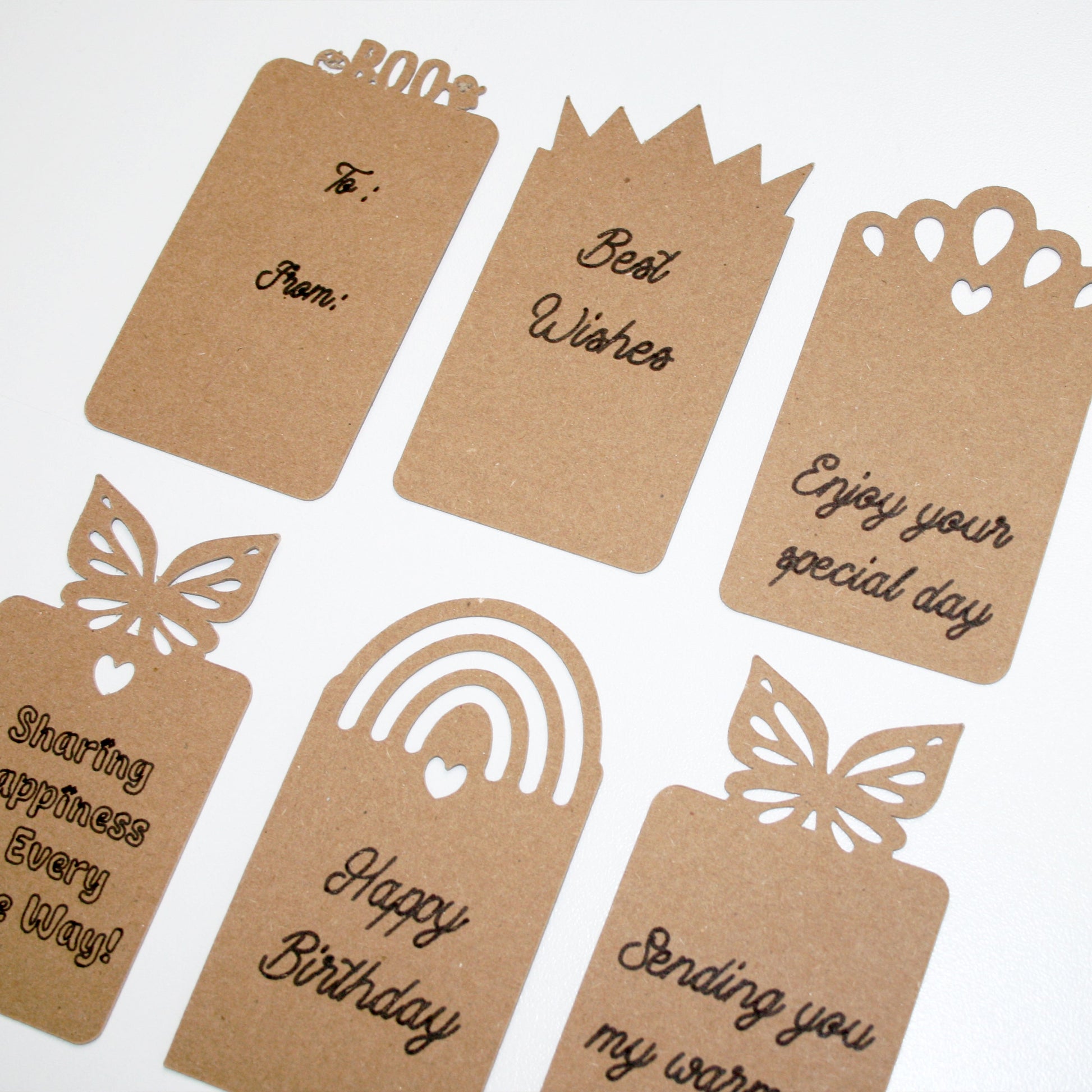 Gift Tag Template - Tags & Label Cut Files n.2 Craftie Cactus