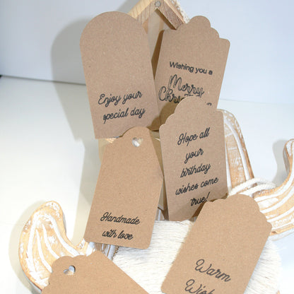 Gift Tag Template - Tags & Label Cut Files n.10 Craftie Cactus