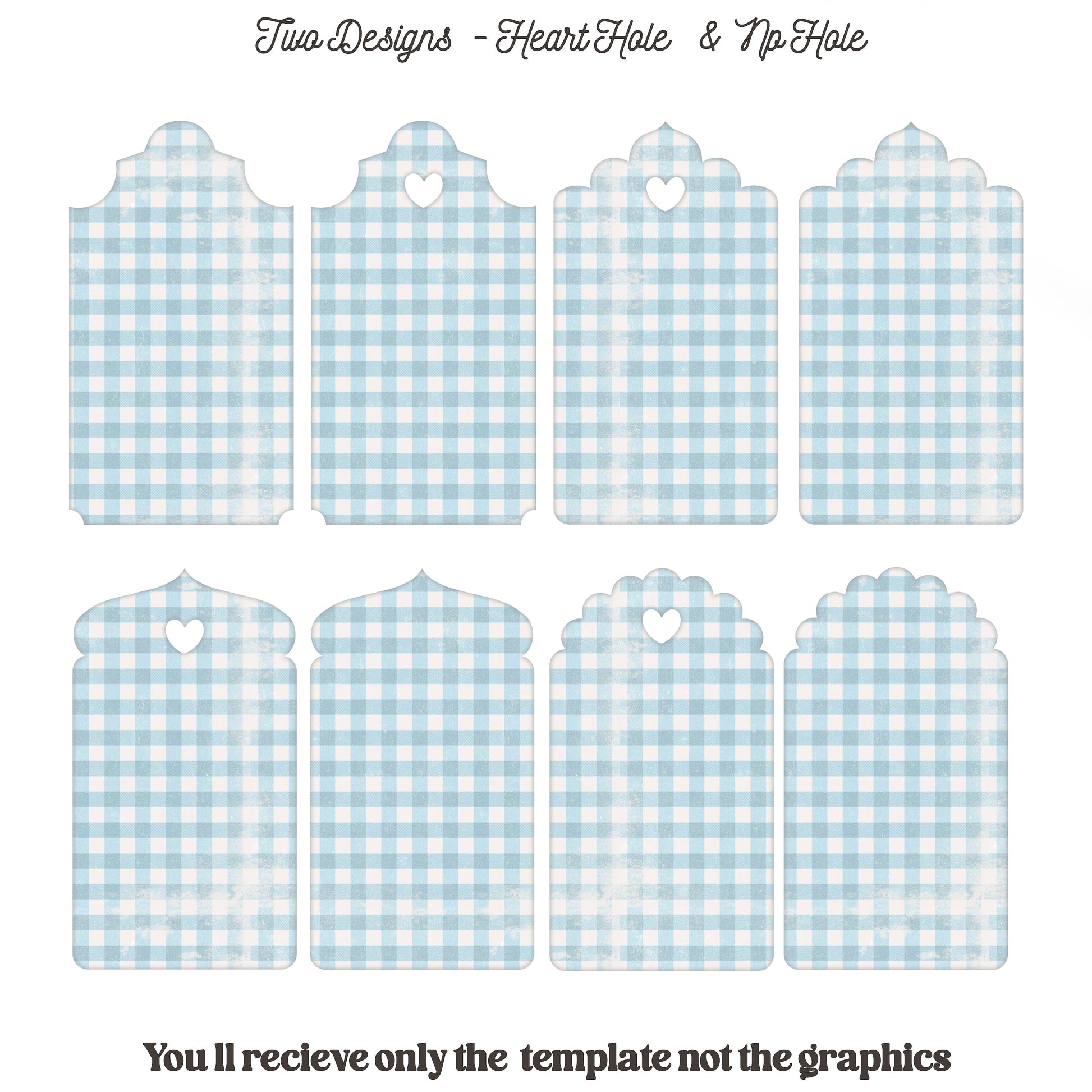 Gift Tag Template - Tags & Label Cut Files n.12 Craftie Cactus