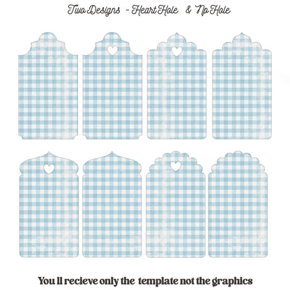 Gift Tag Template - Tags & Label Cut Files n.12 Craftie Cactus