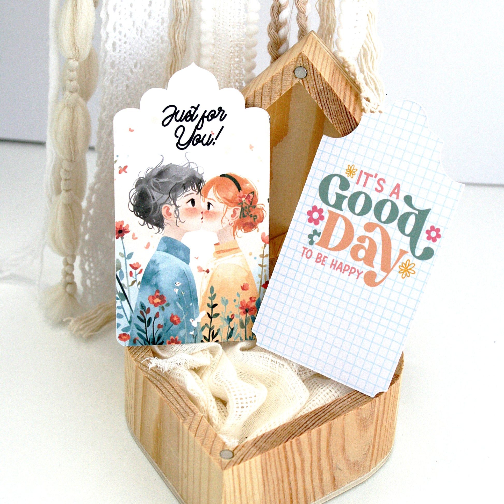 Gift Tag Template - Tags & Label Cut Files n.11 Craftie Cactus