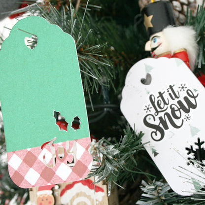 Christmas Gift Tag Template - Tags & Label Cut Files Craftie Cactus