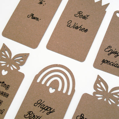Gift Tag Template - Tags & Label Cut Files n.2 Craftie Cactus