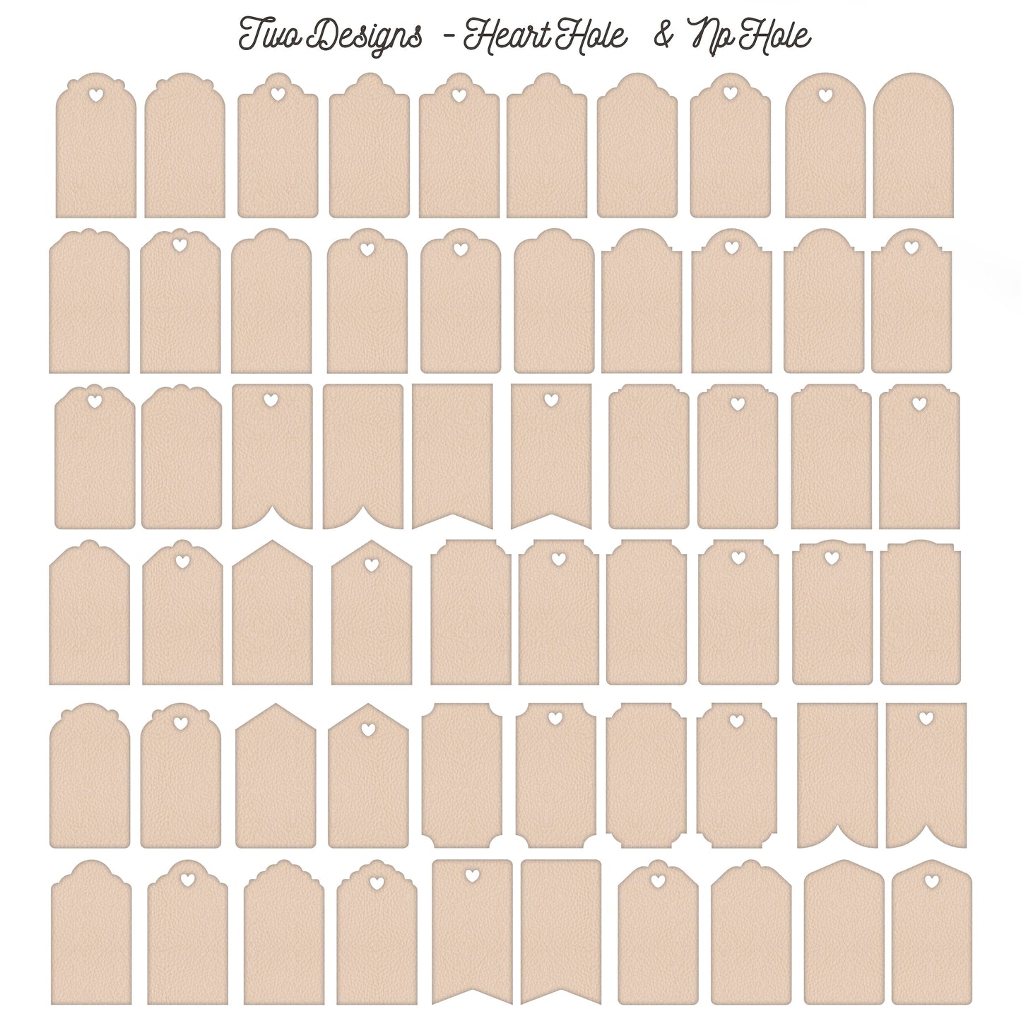 Gift Tag Template - Tags & Label Cut Files n.10 Craftie Cactus