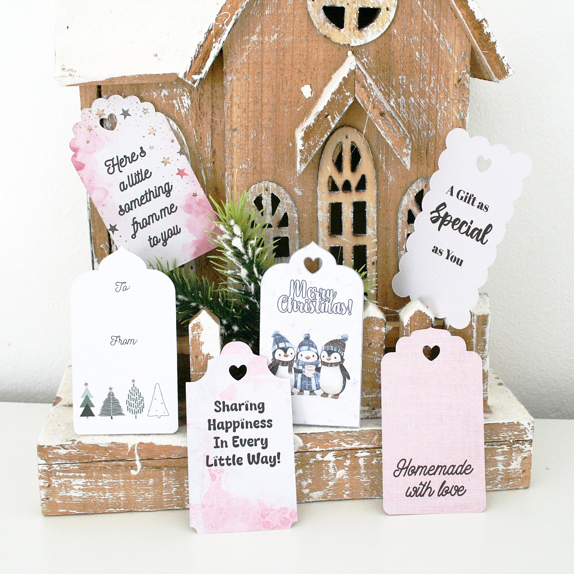 Gift Tag Template - Tags & Label Cut Files n.11 Craftie Cactus