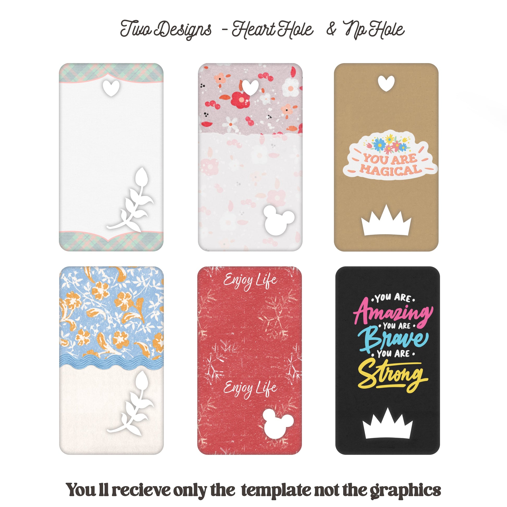 Gift Tag Template - Tags & Label Cut Files n.1 Craftie Cactus