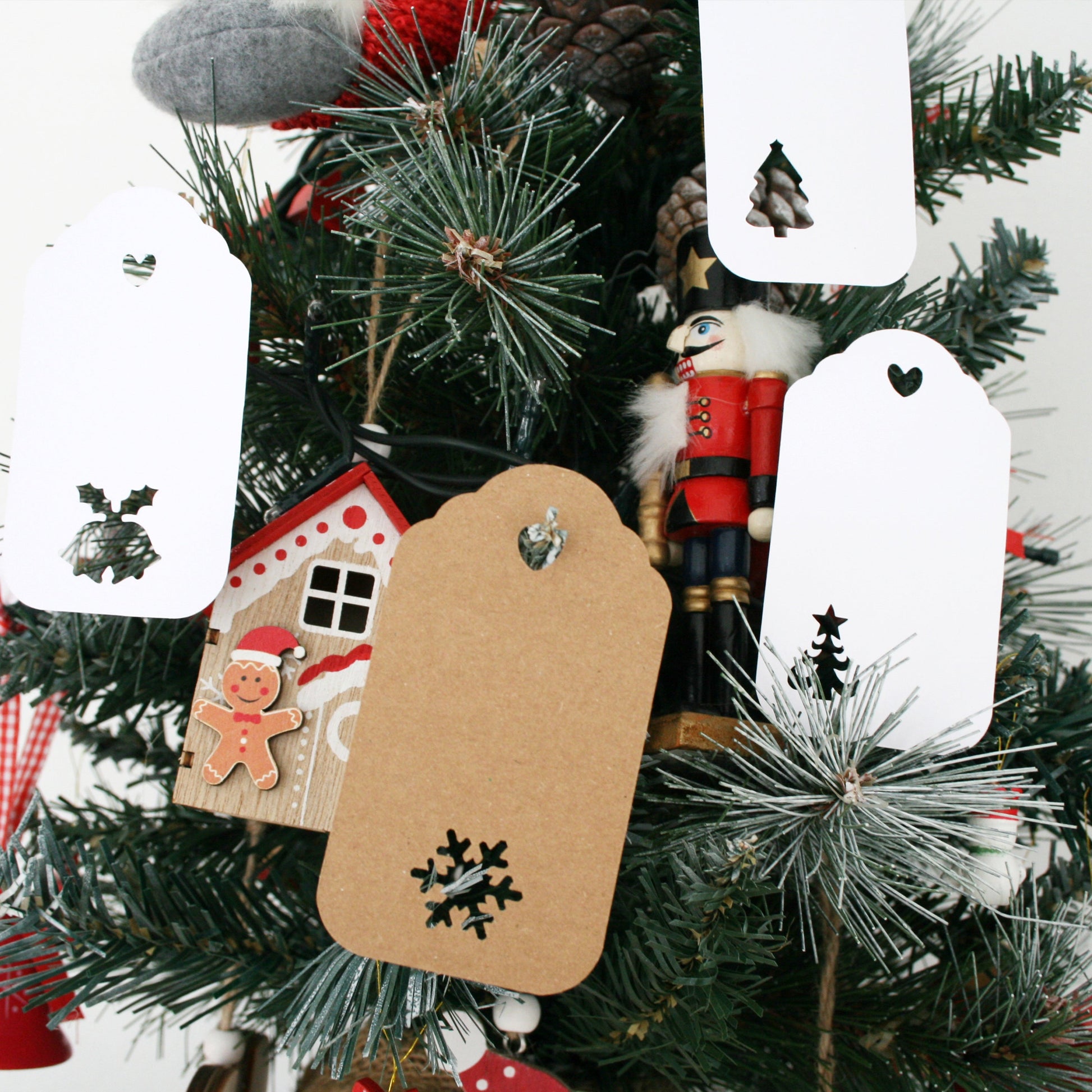 Christmas Gift Tag Template - Tags & Label Cut Files Craftie Cactus