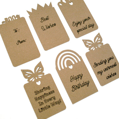 Gift Tag Template - Tags & Label Cut Files n.2 Craftie Cactus