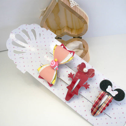 Display Card Template for Hair Bow | Bow Display Card Template | Packaging Card Svg