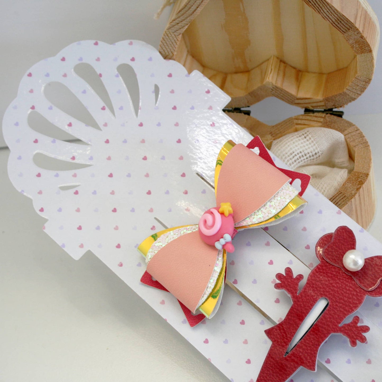 Display Card Template for Hair Bow | Bow Display Card Template | Packaging Card Svg