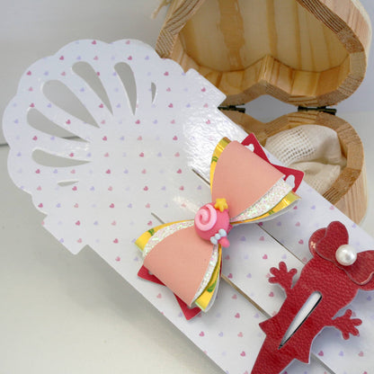 Display Card Template for Hair Bow | Bow Display Card Template | Packaging Card Svg