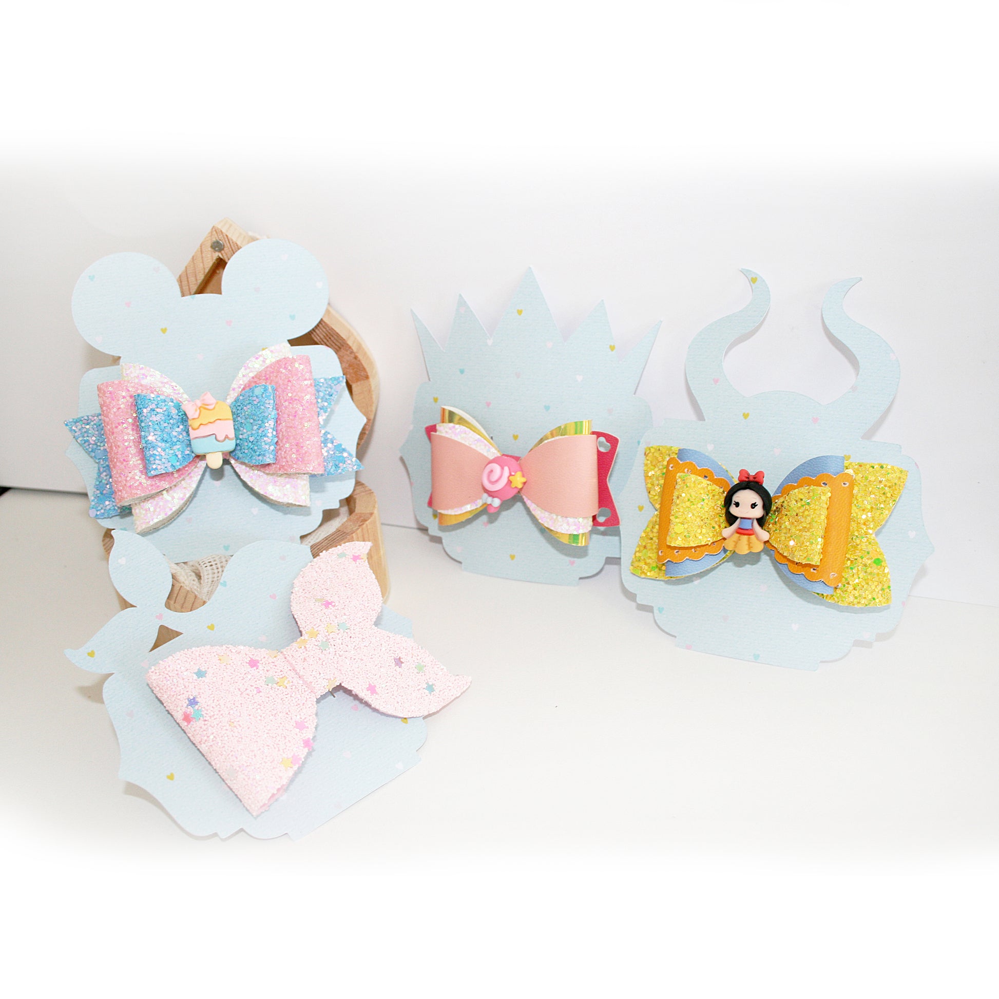 Display Card Template for Hair Bow | Bow Display Card Template | Packaging Card Svg